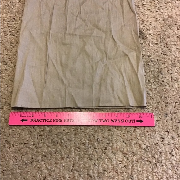 TAHARI THE HAZEL LINEN BLEND TROUSER PANTS IN SAND DUNE SZ 12 UNLINED - Picture 3 of 8